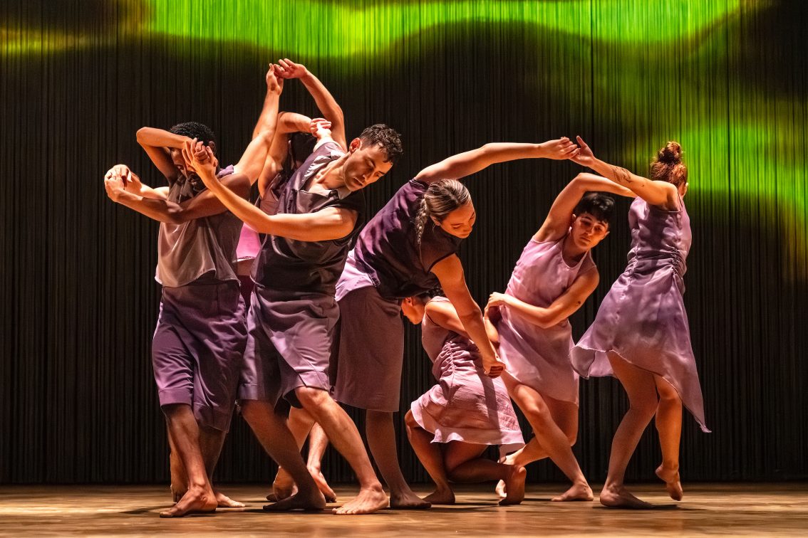 Production photo of We Caliban - company